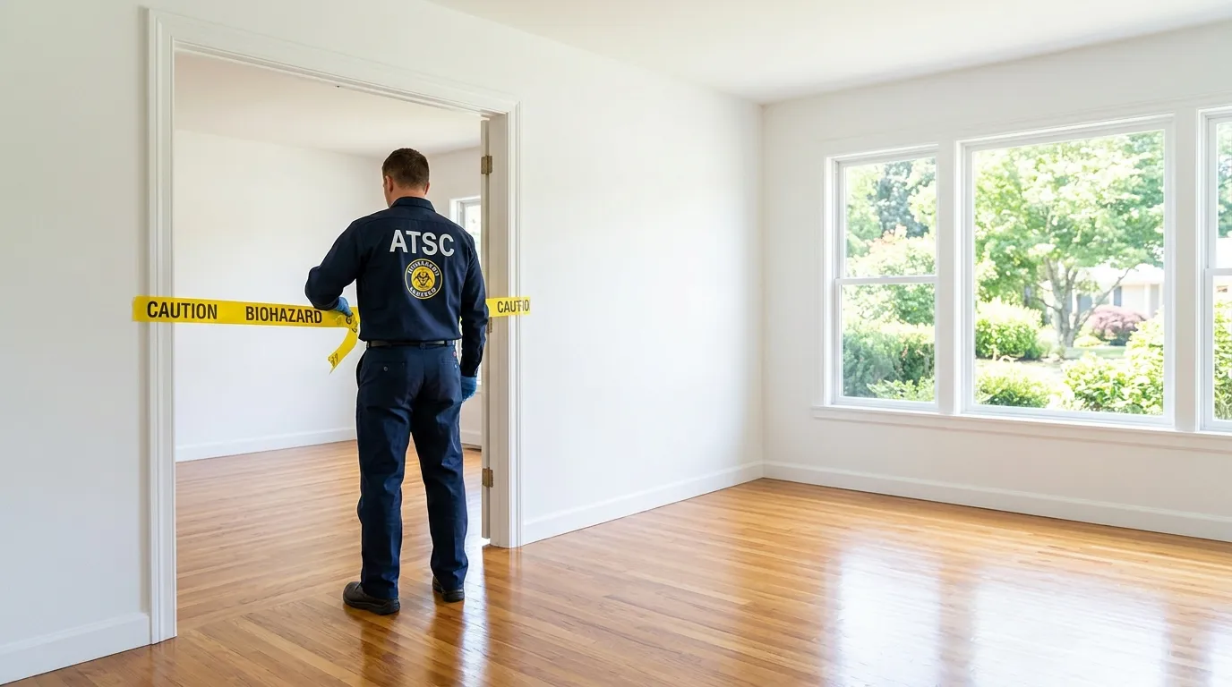 Certified biohazard cleanup crew performing Crime Scene Cleanup in Veradale